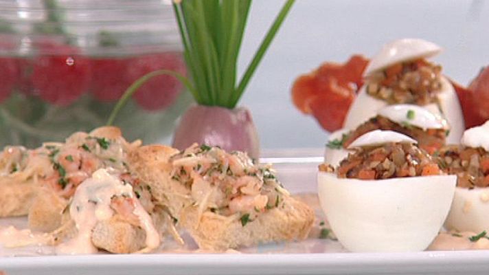 RTVE Cocina - Huevos rellenos con champiñones
