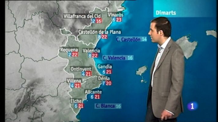 El tiempo en la Comunidad Valenciana - 12/03/12 