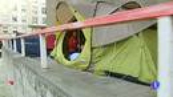 Telediario 1 - Dormir en San Mamés por una entrada