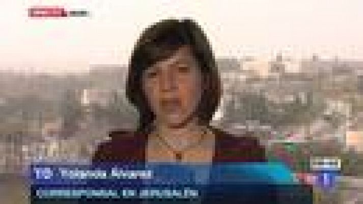 Telediario 1 - Israelíes y palestinos alcanzan una tregua para detener la violencia en la franja de Gaza