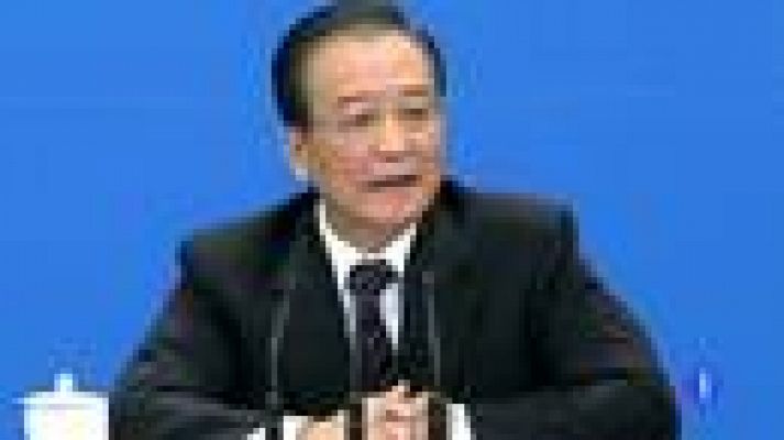 Telediario 1 - Wen Jiabao pide reformas
