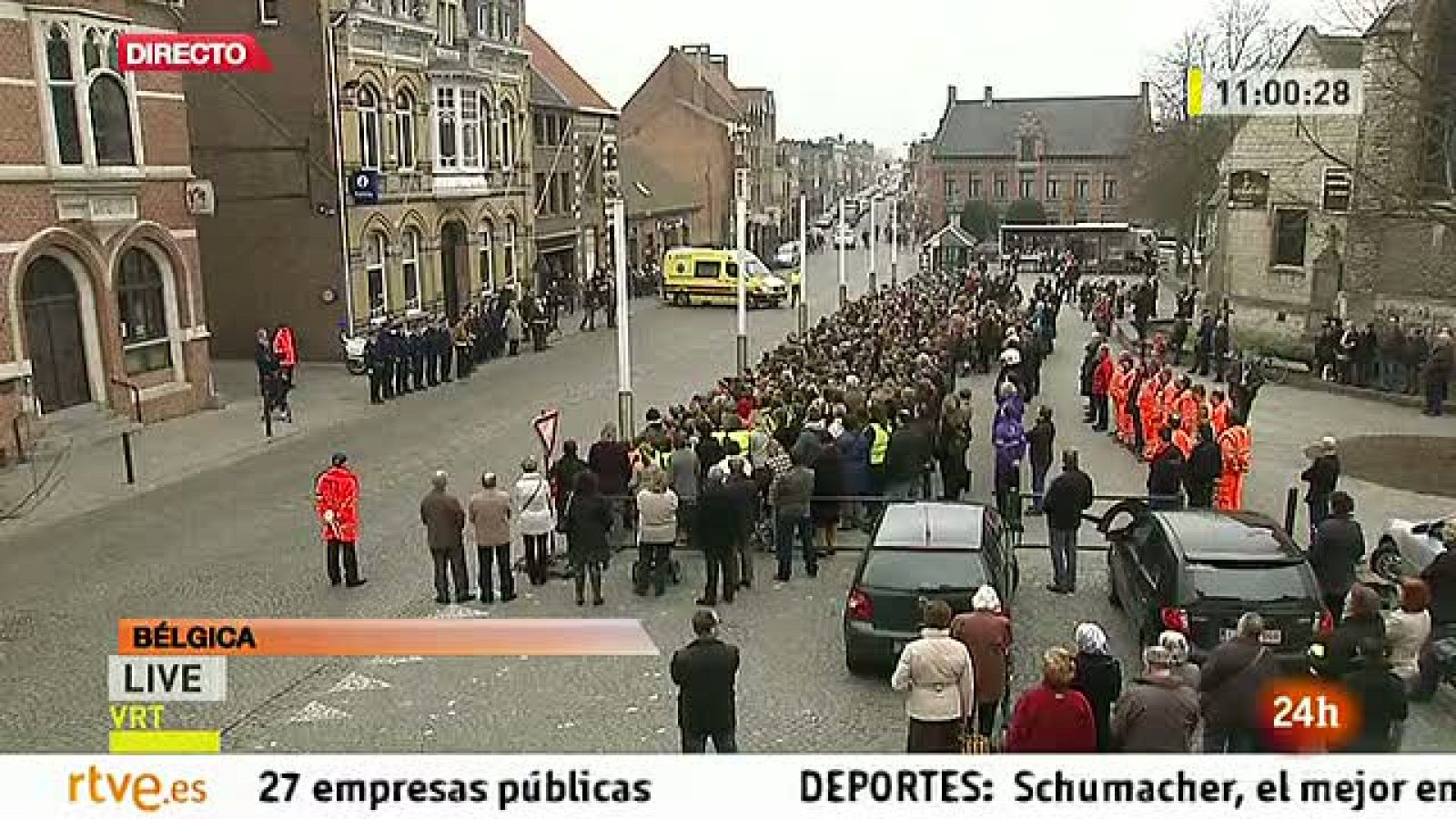 Informativo 24h: Los belgas guardan un minuto de silencio por las víctimas del accidente de autobús | RTVE Play