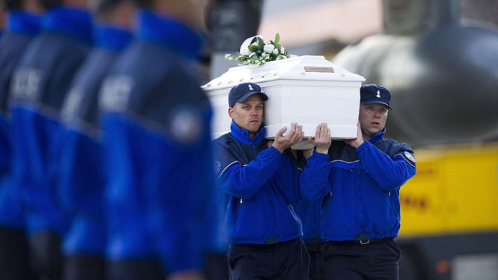 Telediario 1 - Día de luto en Bélgica