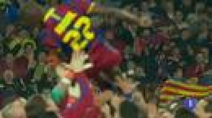 Telediario 1 - De los ánimos a Abidal al 'susto' de Míchel por Messi