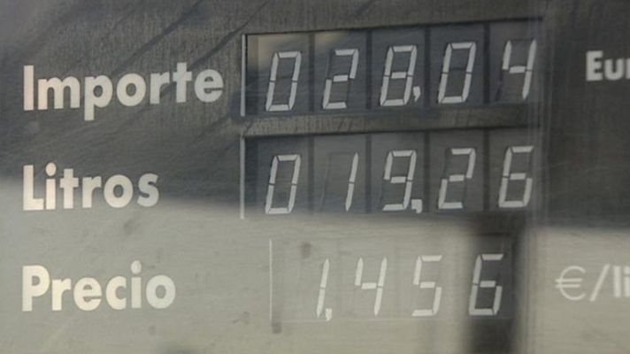 Telediario 1 - Alto precio de combustible