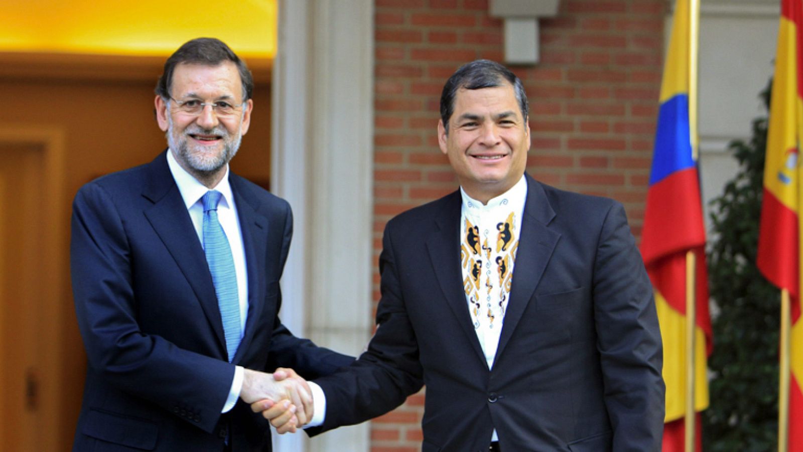 Rajoy se reúne con el presidente de Ecuador en La Moncloa