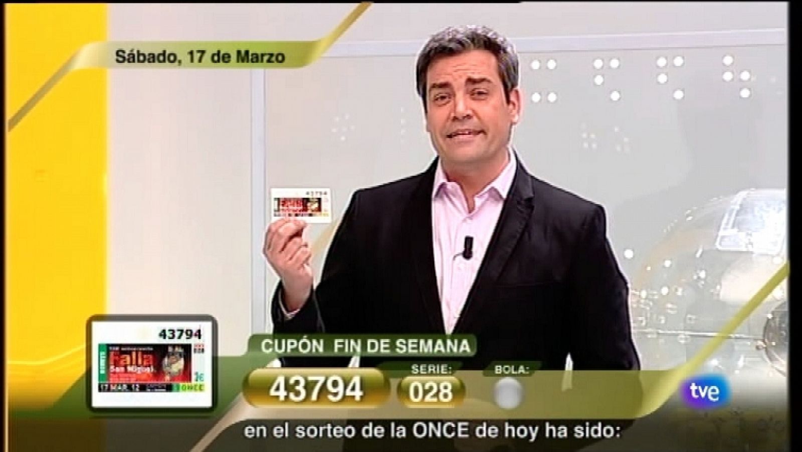 Sorteos ONCE: Sorteo ONCE - 17/03/12 | RTVE Play