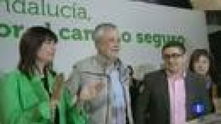 Telediario 1 - Campaña electoral en Andalucía