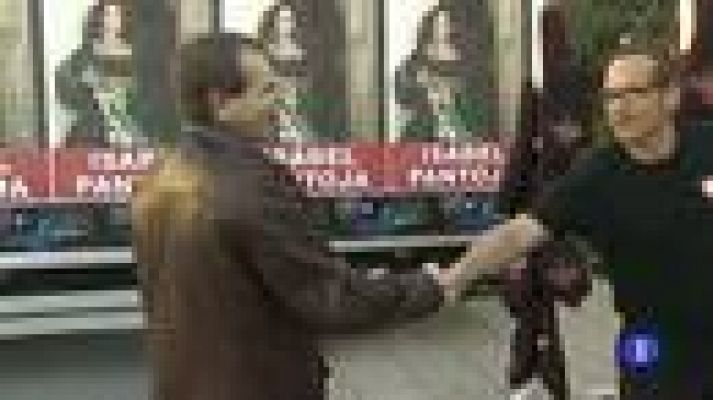 Telediario 1 - Pantoja en el Palau Sant Jordi