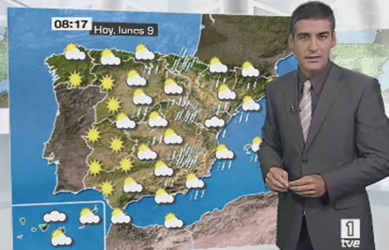 Se mantiene la alerta amarilla por lluvias en algunos puntos de la península