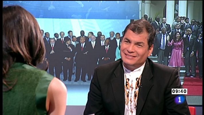 Los desayunos - Rafael Correa, Pte. de Ecuador