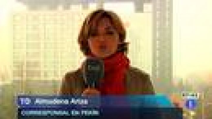 Telediario 1 - El ministro de Economía, en China