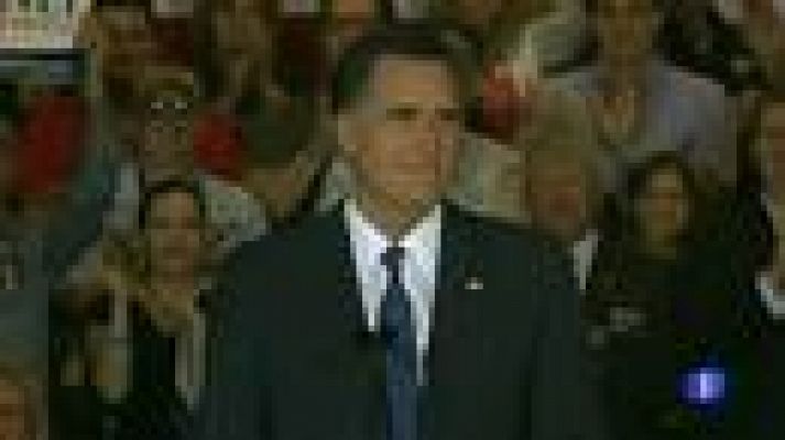 Telediario 1 - Mitt Romney vence en Illinois