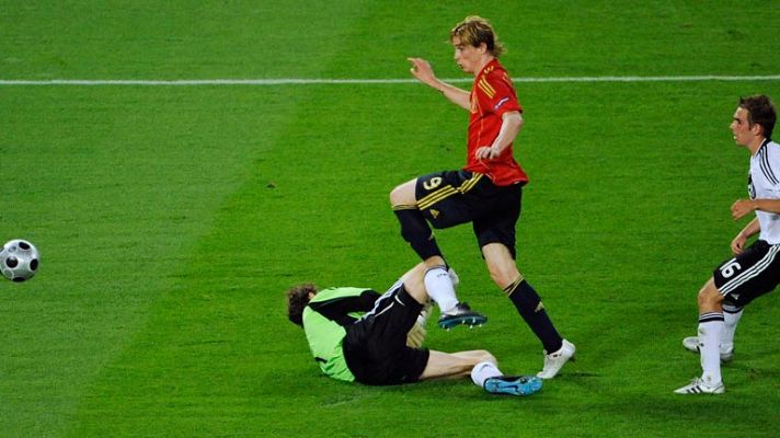 Telediario 1 - Así contó RNE el gol de Torres en la Eurocopa 2008