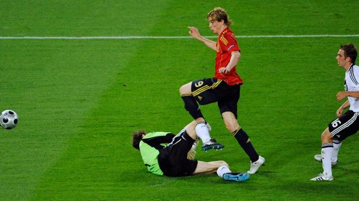 Telediario 1 - Así contó RNE el gol de Torres en la Eurocopa 2008