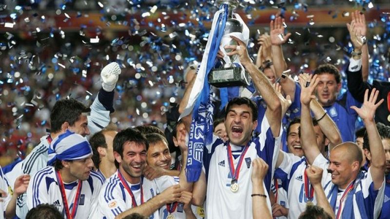 Eurocopa 2004: Grecia 1-0 Portugal, los modestos triunfan
