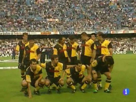 El Real Zaragoza le sacó los colores al Celta en la Final de Copa de Sevilla 2001