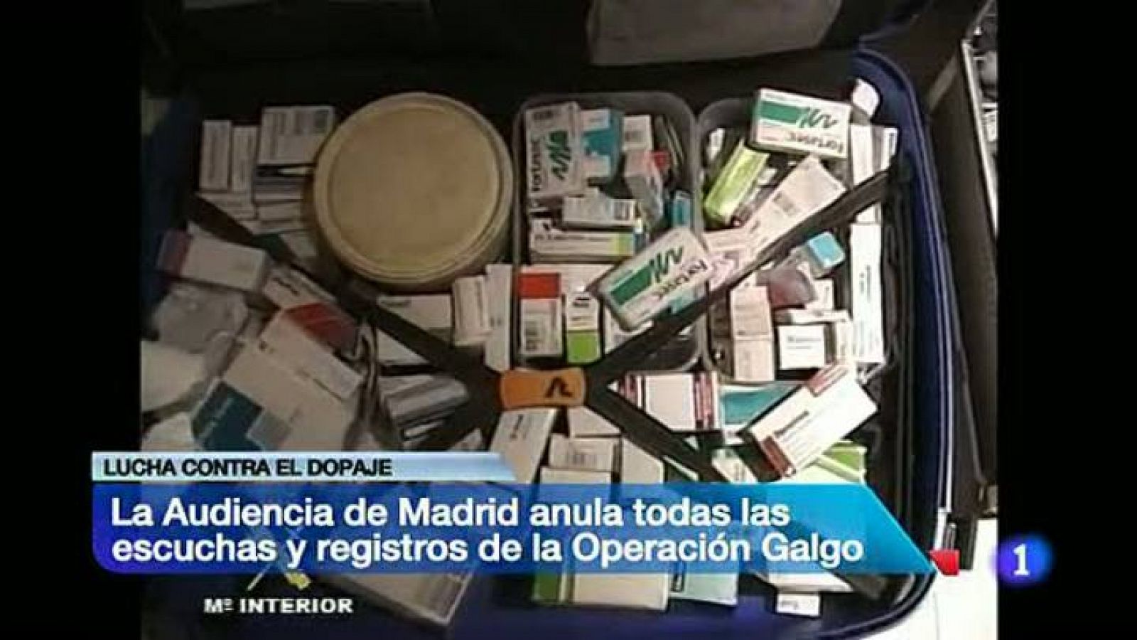 Telediario 1: La Justicia anula actuaciones de la Operación Galgo | RTVE Play