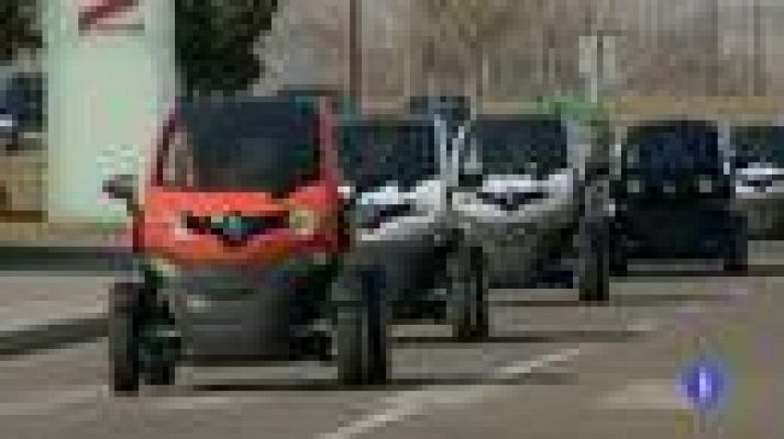 Telediario 1 - Se lanza el primer coche eléctrico