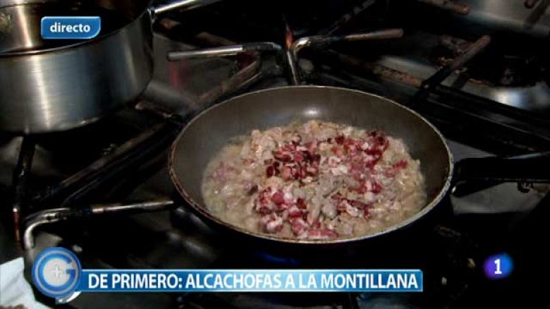 Más Gente - Más Cocina - Alcachofas a la montillana