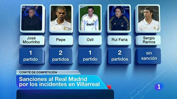Sanciones al Real Madrid tras lo de Villarreal