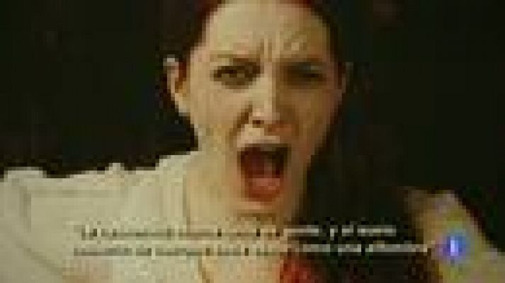 Telediario 1 - Lottie Davis expone en Madrid