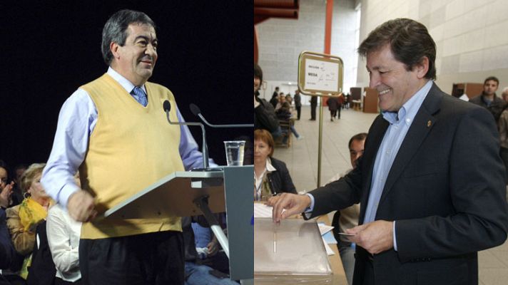 Los candidatos asturianos ejercen su derecho a voto