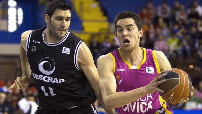 Baloncesto en RTVE - Banca Cívica 108- 110 Gescrap Bizkaia