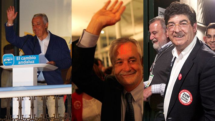 Telediario 1 - Reacciones a los resultados electorales de Andalucía