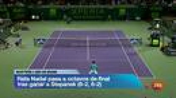 Telediario 1 - Nadal se mete en octavos