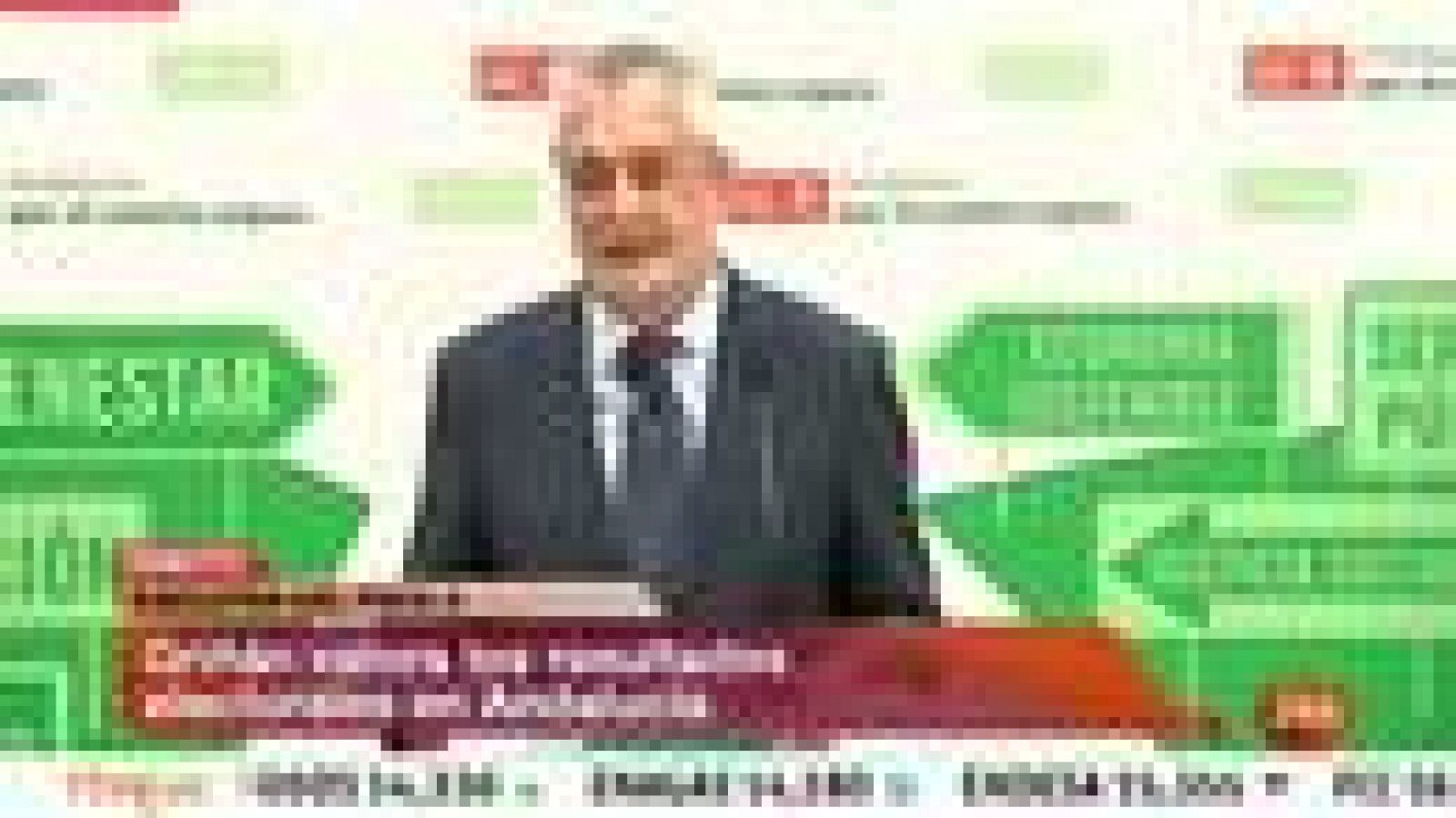 Griñán anuncia una negociación con IU: "Como sea, será un gobierno de izquierdas" - Informativo 24h | Ver