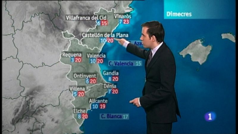 El tiempo en la Comunidad Valenciana - 27/03/12 - Ver ahora 