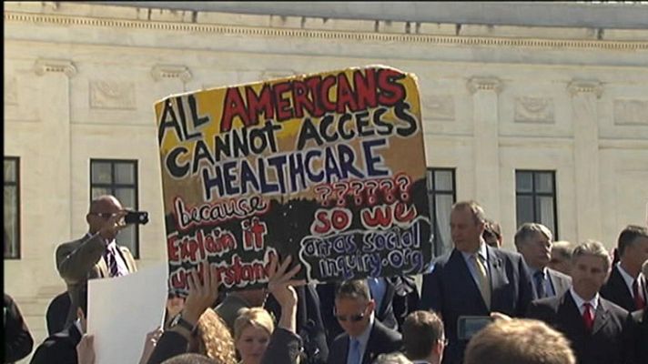 Telediario 1 - Reforma sanitaria en EEUU