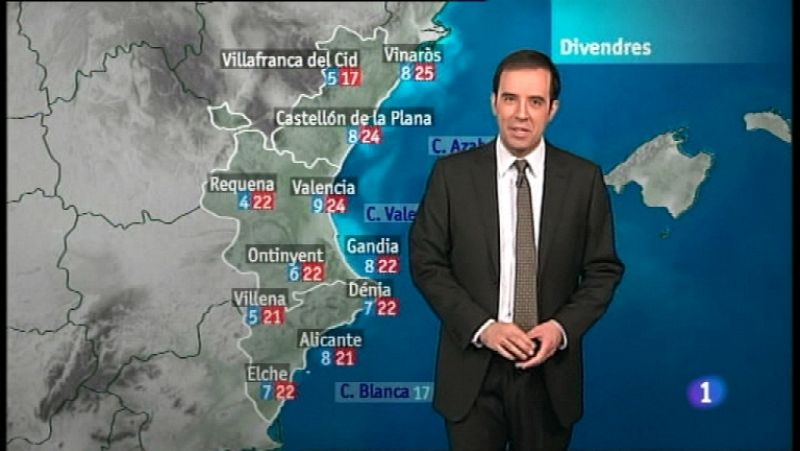 El tiempo en la Comunidad Valenciana - 29/03/12 - Ver ahora 