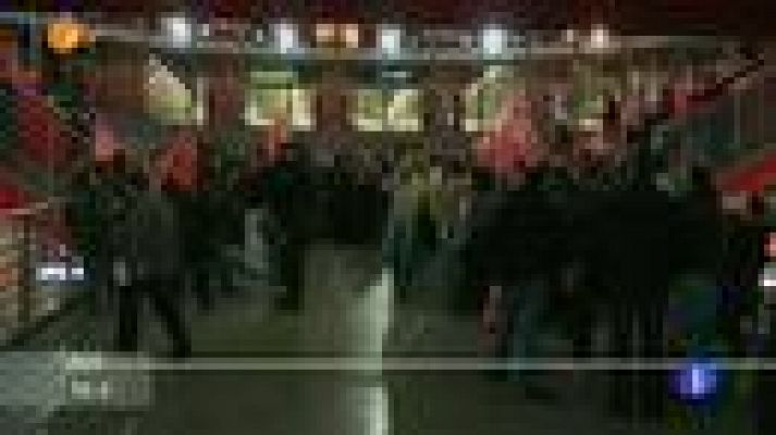 Telediario 1 - Eco internacional de la huelga