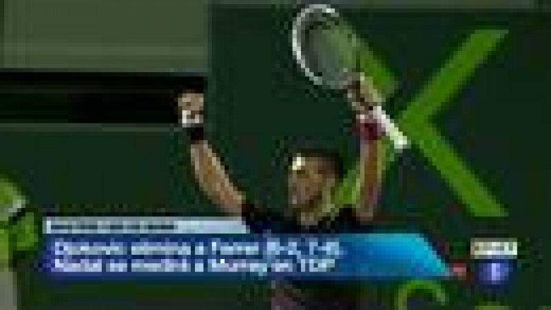 Djokovic se mete en semifinales a costa de Ferrer