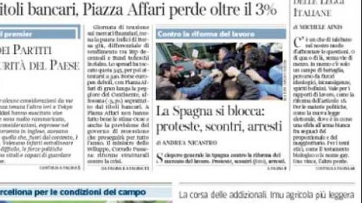 Los desayunos - Los diarios internacionales se hacen eco de la huelga general en España