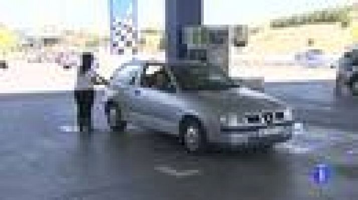 Telediario 1 - Sube la gasolina