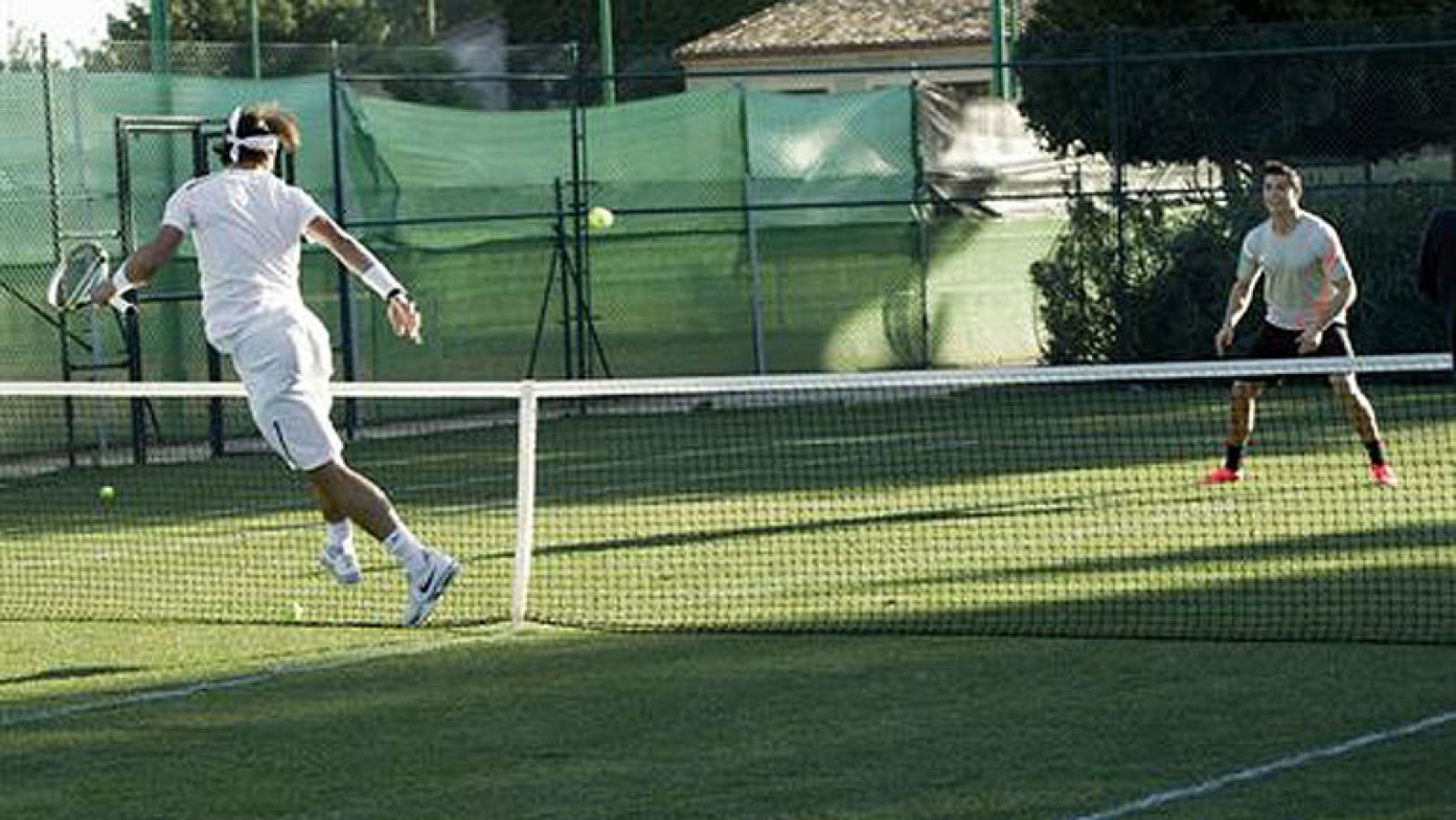 Cristiano y Nadal se enfrentan en un particular duelo | Ver