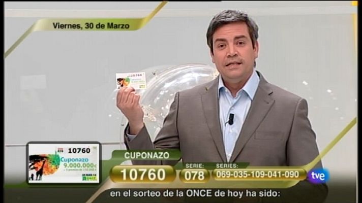 Sorteos ONCE - Sorteo ONCE - 30/03/12