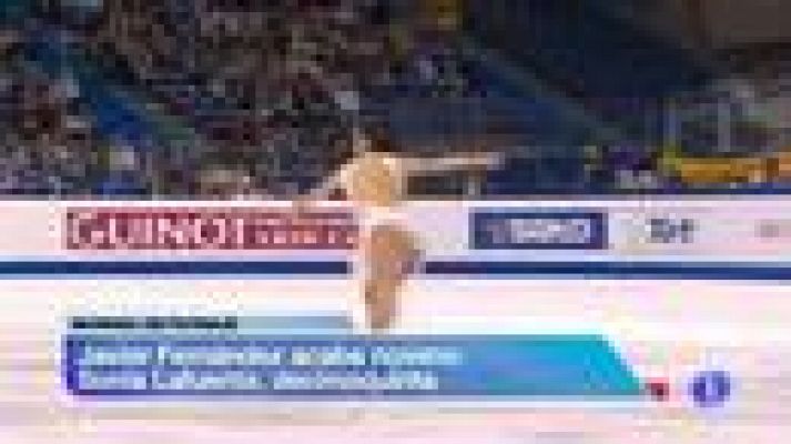 Telediario 1 - Fernández se queda sin medalla