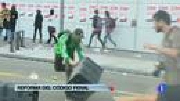 Telediario 1 - Cambios en código penal