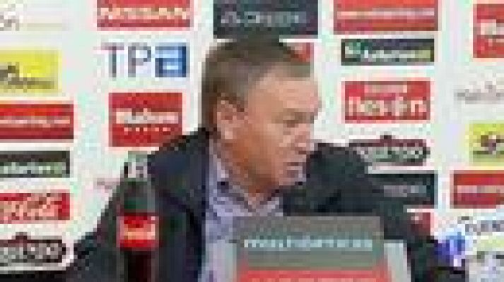 Telediario 1 - Javi Clemente se encara con un periodista en Gijón