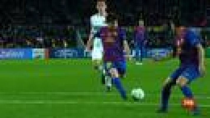 Telediario 1 - El Barça se juega su pase a semifinales ante el Milan