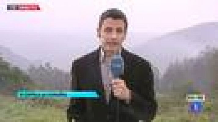 Telediario 1 - Continúan las labores de extinción del incendio de Fragas do Eume