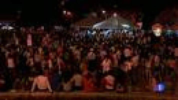 Telediario 1 - Liberación de policías en Colombia