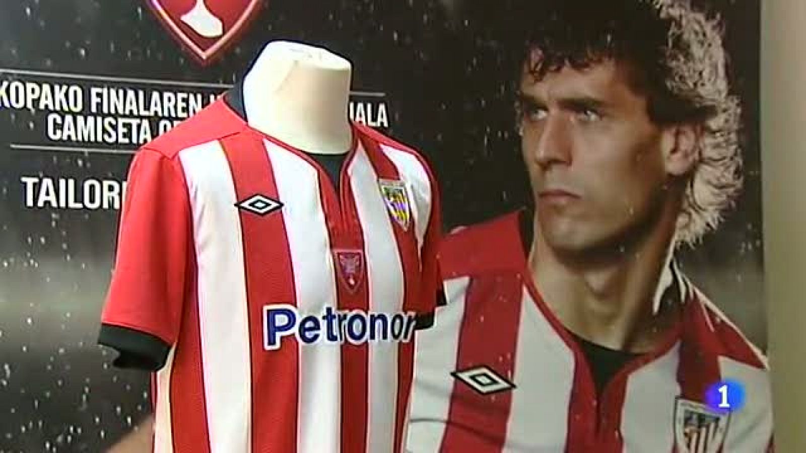 Telediario 1: Presentada la camiseta del Athletic para la final de la Copa del Rey | RTVE Play