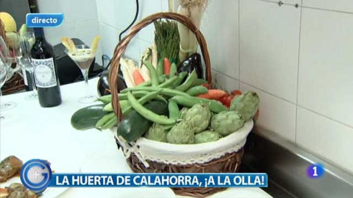 Verduras de Calahorra en la mesa