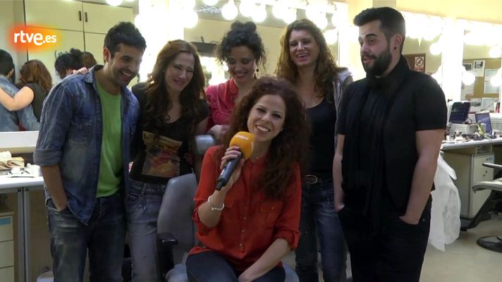 Eurovisión - Pastora Soler presenta a su coro