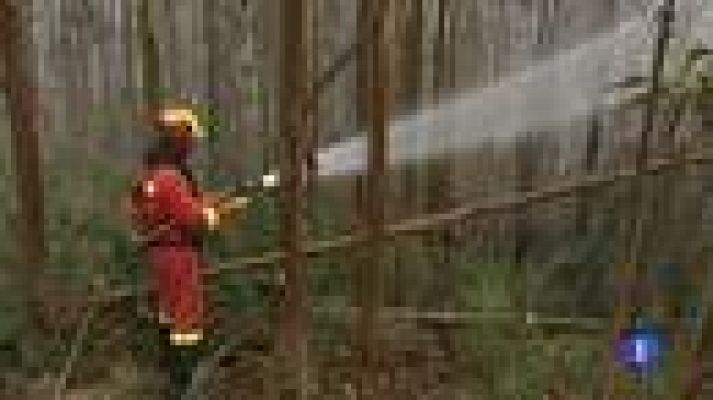 Tercer día de incendios en Galicia